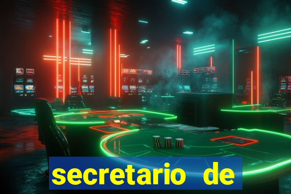 secretario de esporte salario